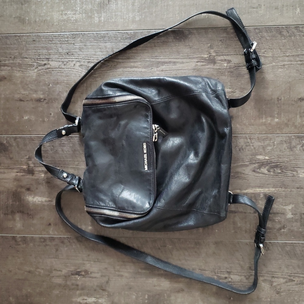 Michael Kors full leather Lisbeth backpack